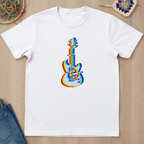 Guitare électrique en glitch