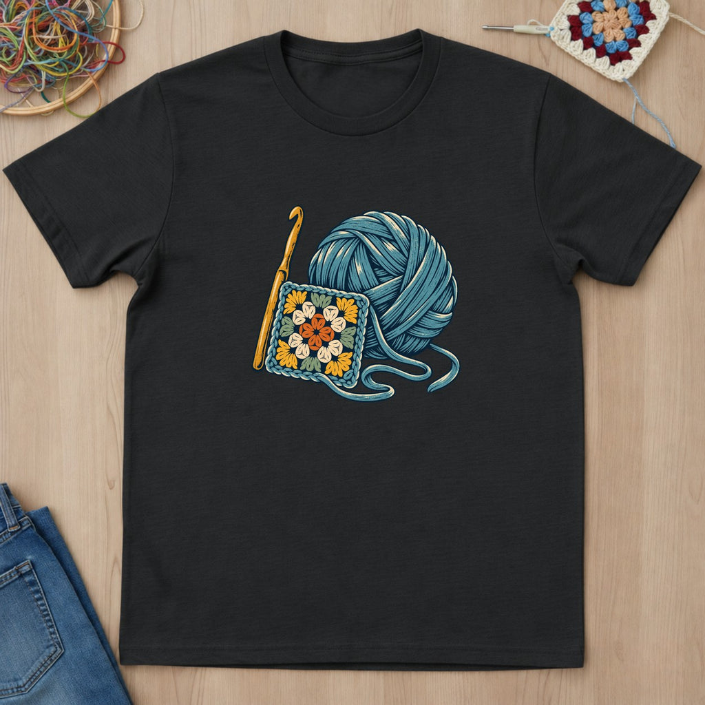 T-shirt mockup — Black