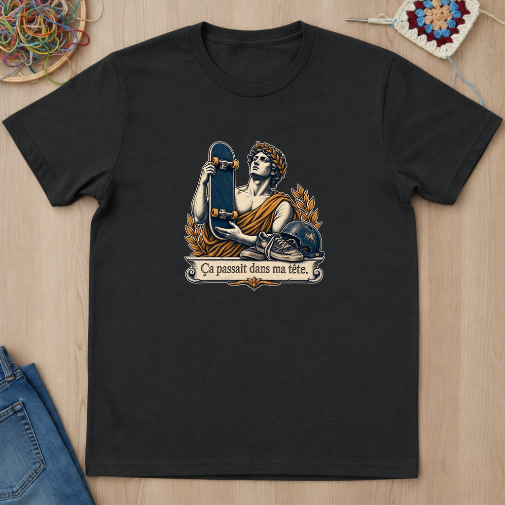 T-shirt mockup — Black