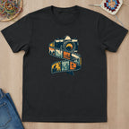T-shirt mockup — Black