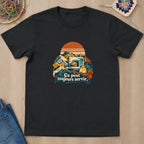 T-shirt mockup — Black