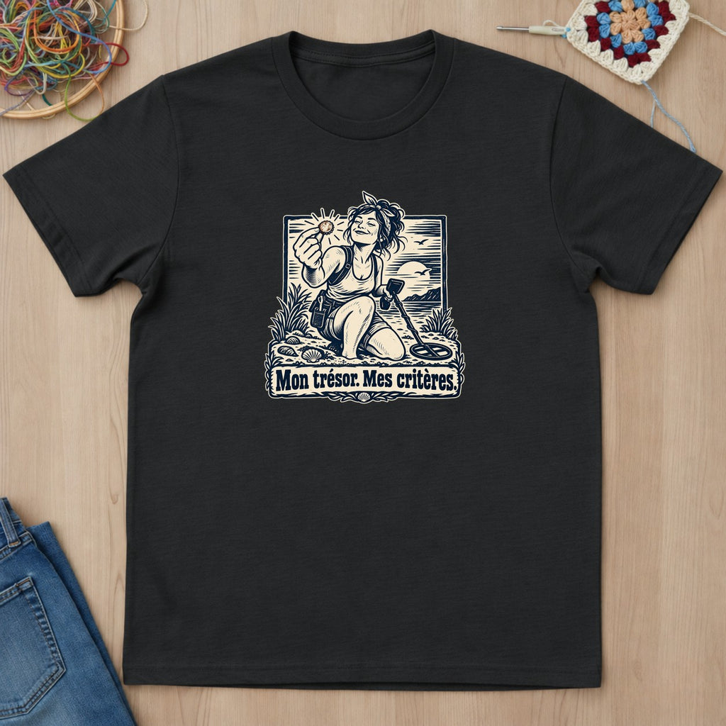 T-shirt mockup — Black
