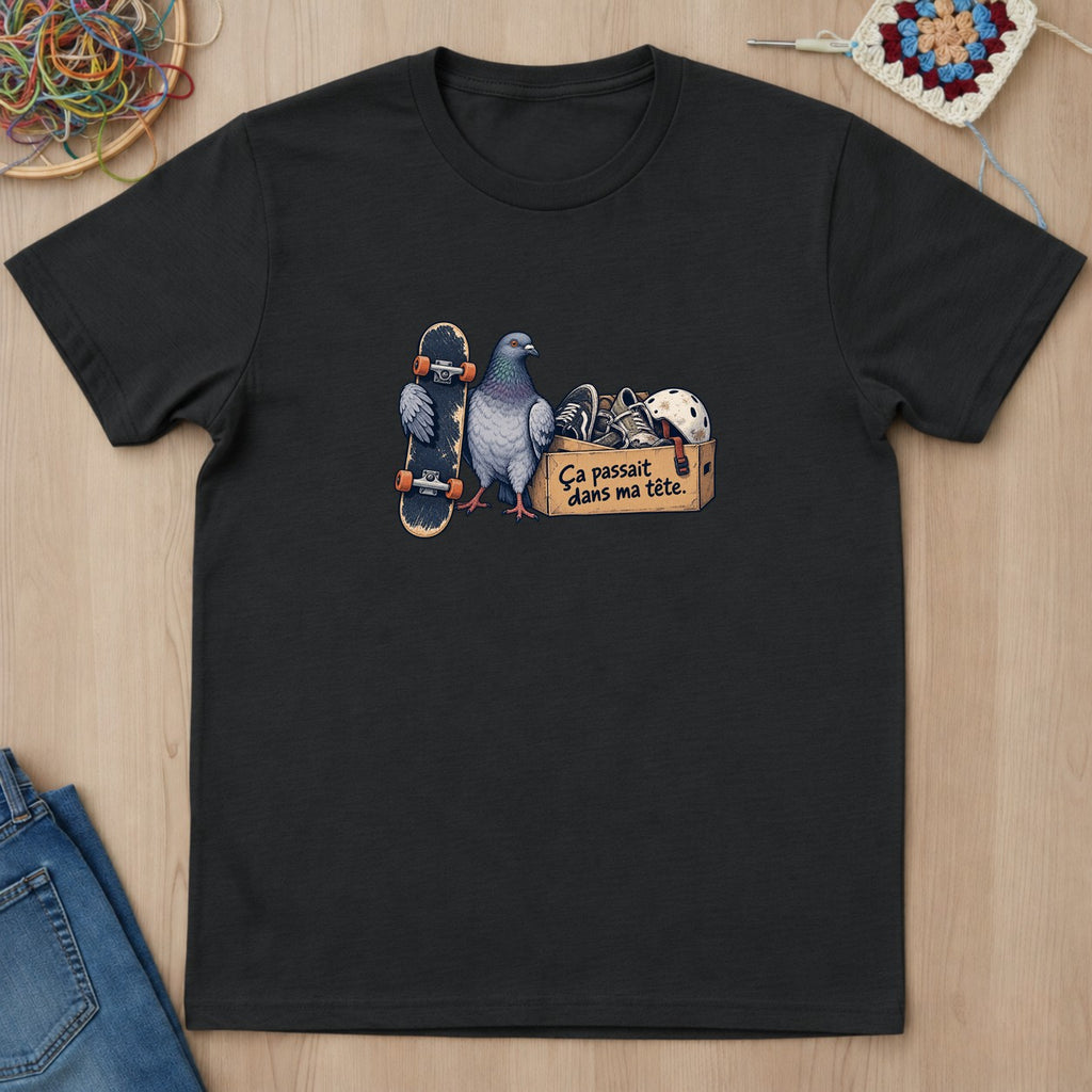 T-shirt mockup — Black