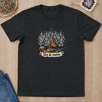 T-shirt mockup — Black