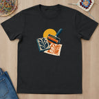 T-shirt mockup — Black