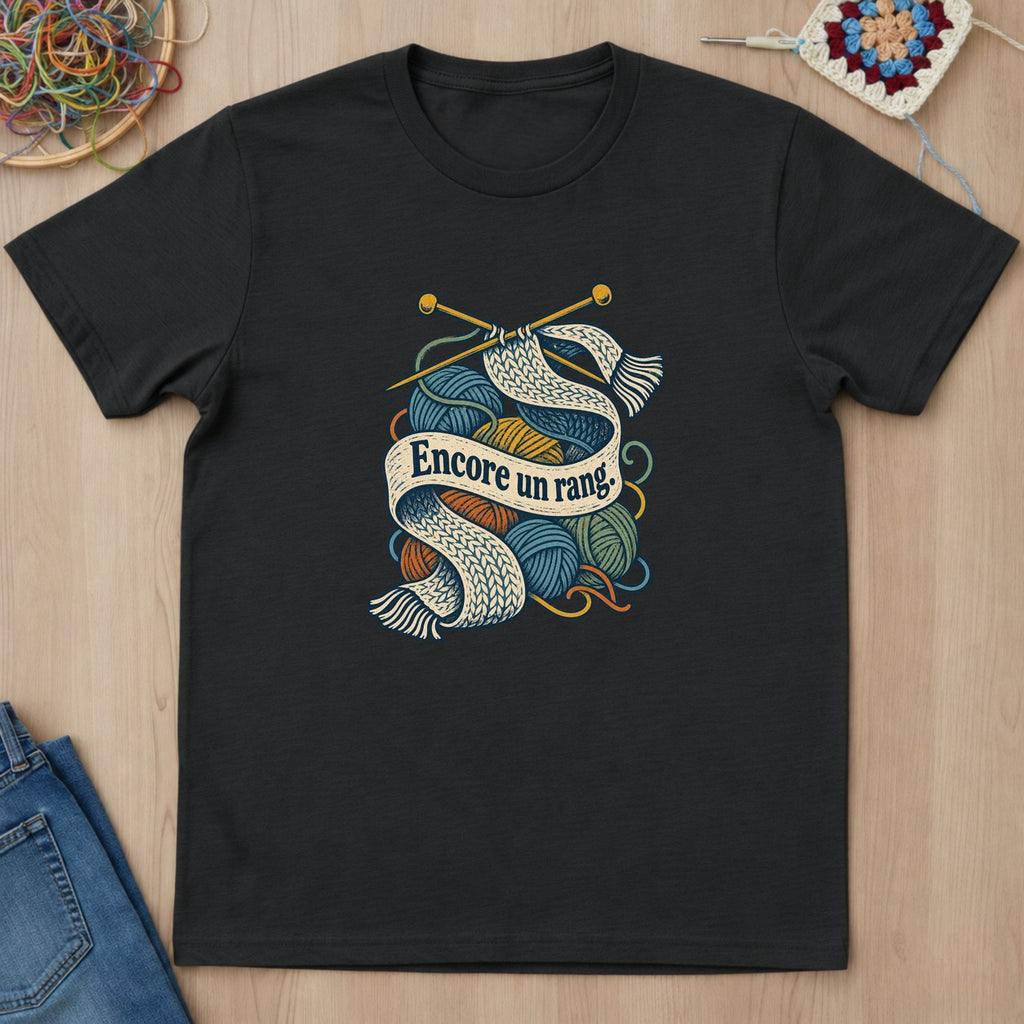 T-shirt mockup — Black