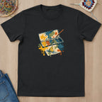T-shirt mockup — Black
