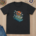 T-shirt mockup — Black