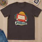 T-shirt mockup — Dark Chocolate