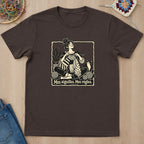 T-shirt mockup — Dark Chocolate