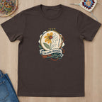 T-shirt mockup — Dark Chocolate