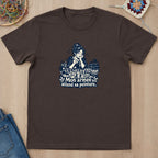 T-shirt mockup — Dark Chocolate