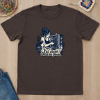 T-shirt mockup — Dark Chocolate