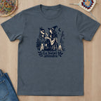 T-shirt mockup — Dark Heather