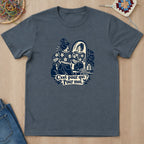 T-shirt mockup — Dark Heather
