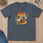 T-shirt mockup — Dark Heather