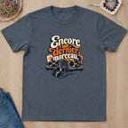 T-shirt mockup — Dark Heather
