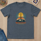 T-shirt mockup — Dark Heather