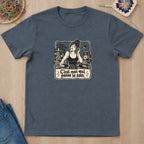 T-shirt mockup — Dark Heather