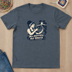 T-shirt mockup — Dark Heather