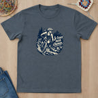 T-shirt mockup — Dark Heather
