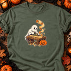 Fantôme menuisier d’Halloween — T-shirt vert militaire