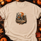 Squelette menuisier rétro — T-shirt naturel