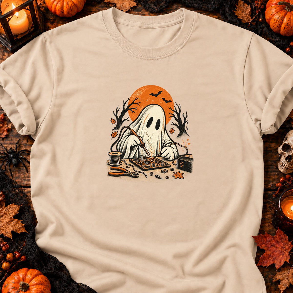 Fantôme soudeur de circuits — T-shirt naturel