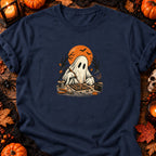Fantôme soudeur de circuits — T-shirt bleu marine