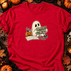 Fantôme et maquette d’avion — T-shirt rouge