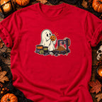 Fantôme et filament spaghetti — T-shirt rouge