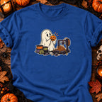 Fantôme et filament spaghetti — T-shirt bleu roi