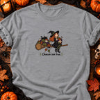 Sorcière et pelotes Chacun son truc — T-shirt gris chiné