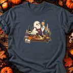 T-shirt Fantôme Apéro d’Automne, coloris gris foncé chiné