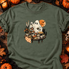 T-shirt Fantôme apéro vintage, coloris vert militaire