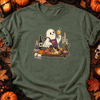 T-shirt Fantôme Apéro d’Automne, coloris vert militaire