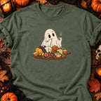 T-shirt Fantôme gourmet plateau de fromages, coloris vert militaire