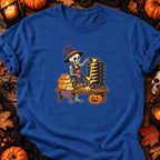 T-shirt Squelette raclette de l’enfer, coloris bleu roi