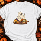 T-shirt Fantôme gourmet plateau de fromages, coloris blanc