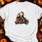 T-shirt Vampire Dégustation de Vin, coloris blanc