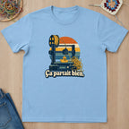 T-shirt mockup — Light Blue