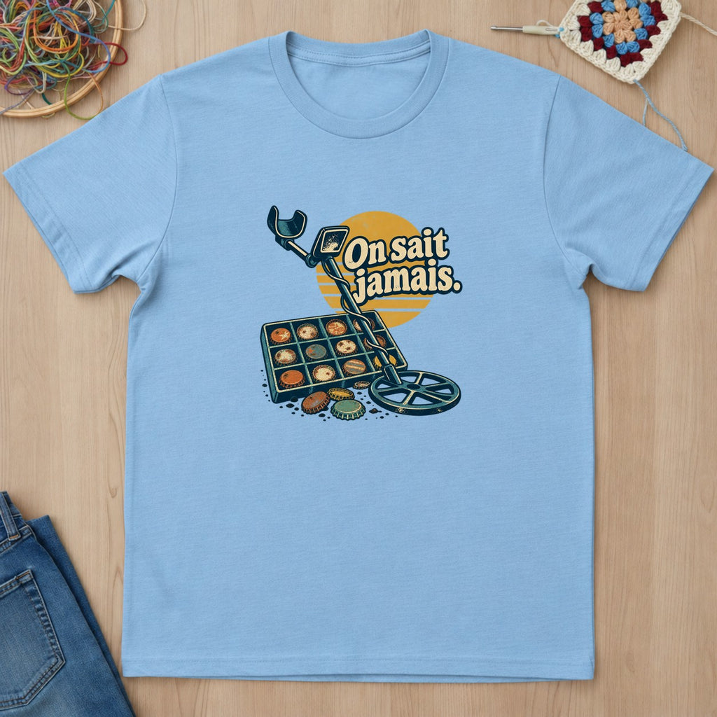 T-shirt mockup — Light Blue