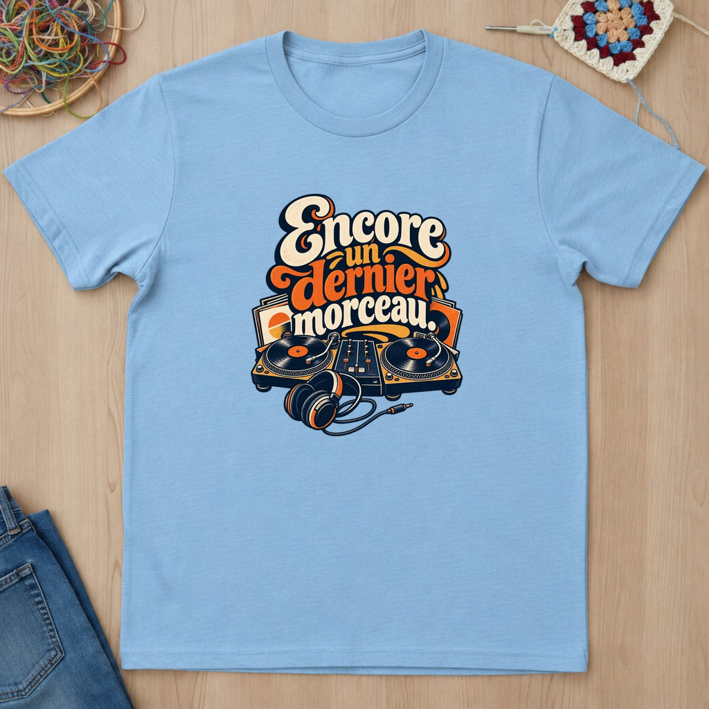 T-shirt mockup — Light Blue