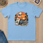 T-shirt mockup — Light Blue