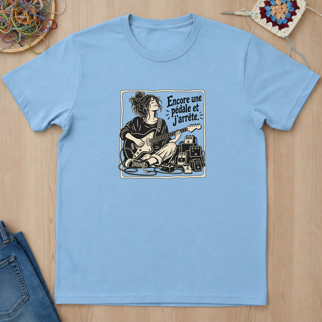 T-shirt mockup — Light Blue