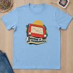 T-shirt mockup — Light Blue