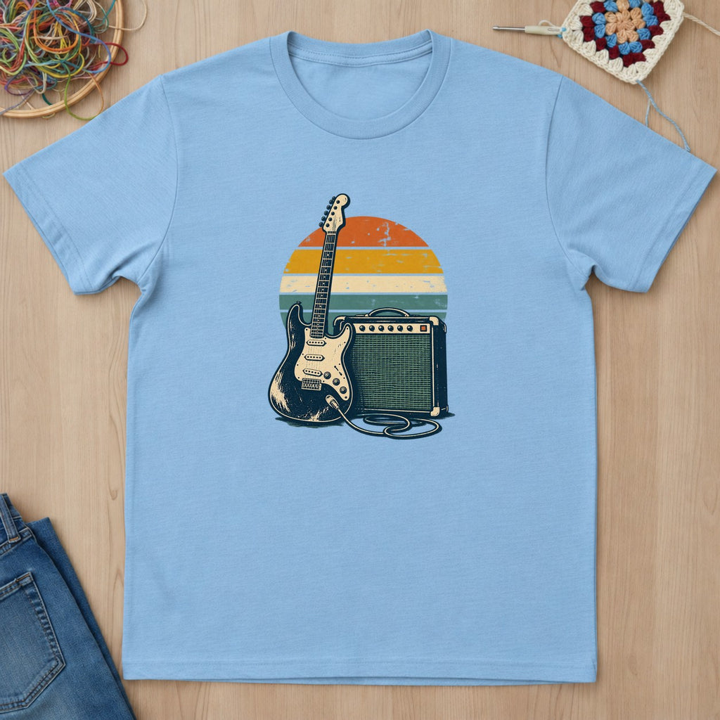 T-shirt mockup — Light Blue