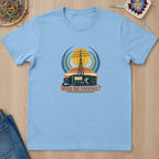 T-shirt mockup — Light Blue
