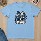 T-shirt mockup — Light Blue