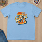 T-shirt mockup — Light Blue
